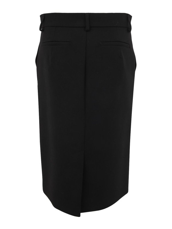 SPORTMAX: ニーレングススカート＆ミディ丈 online - 膝丈/ミディスカート - 黒