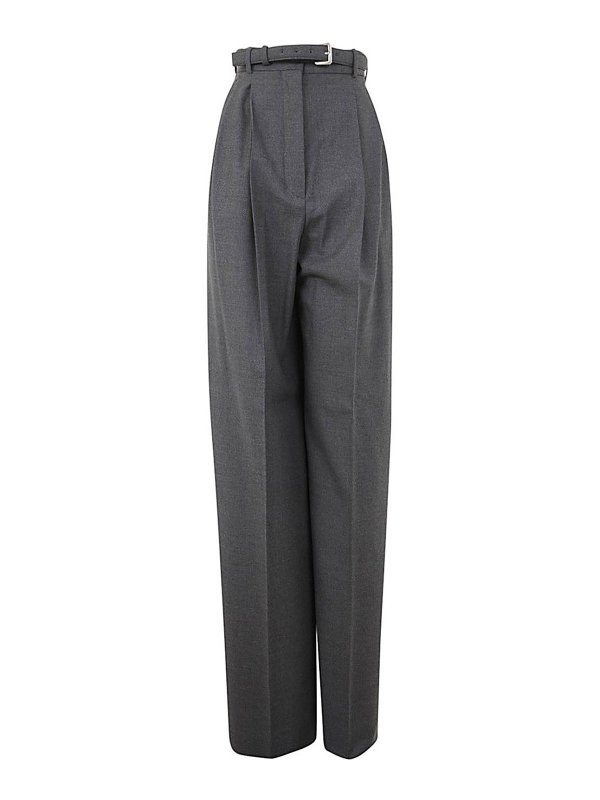 SPORTMAX: Trousers Shorts - Kiens wide leg trousers with pences
