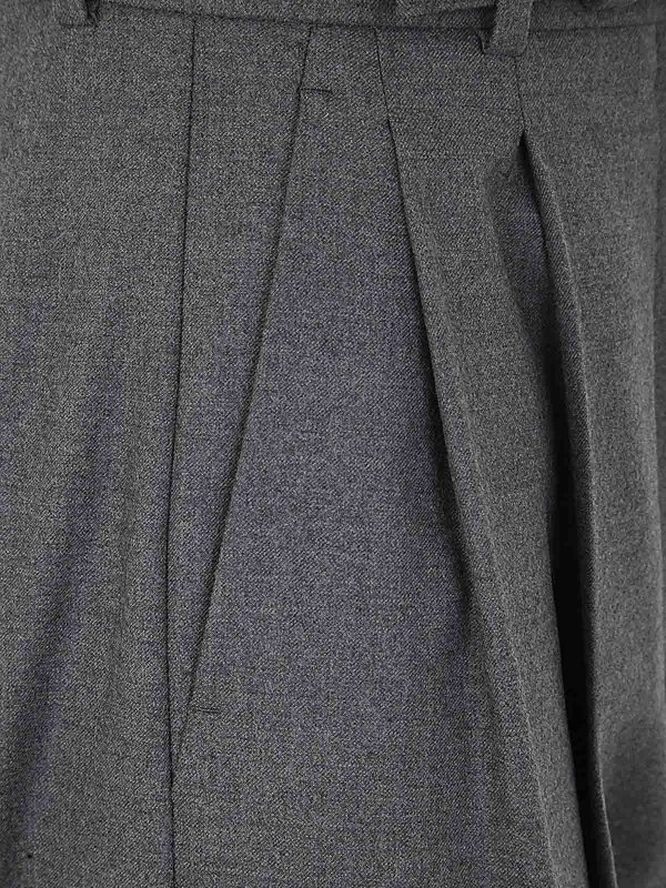 The Best Shops SPORTMAX: Trousers Shorts - Kiens wide leg trousers with pences