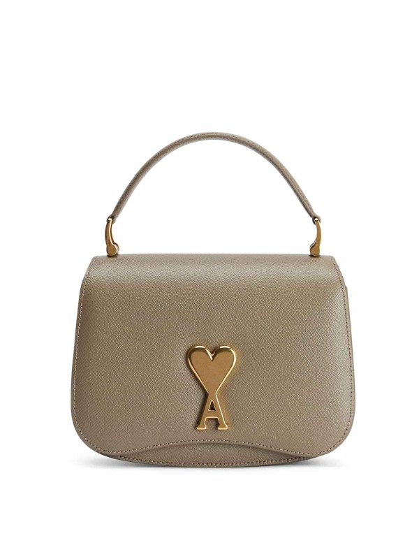 AMI PARIS: クロスボディバッグ - クロスボディバッグ - ブラウン