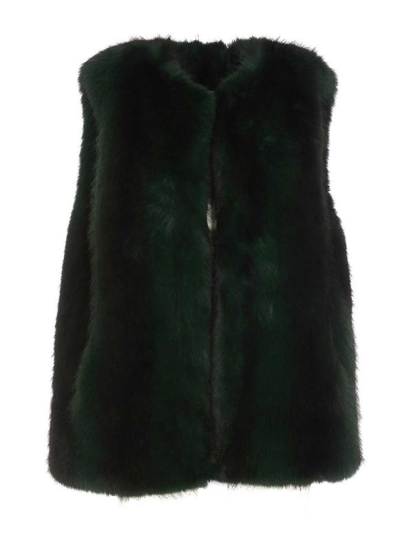 ESSENTIEL ANTWERP: Chalecos - Chaleco - Verde