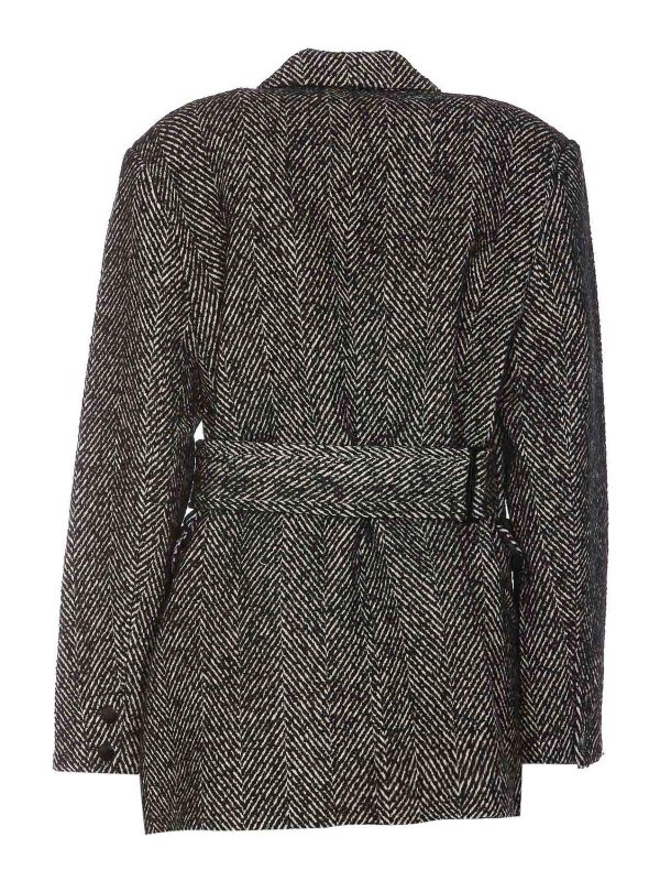 GANNI: casual jackets online - Herringbone jacket