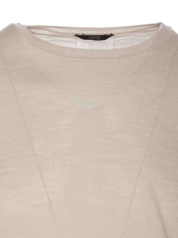 クルーネック - グレー shop online: HOSIO