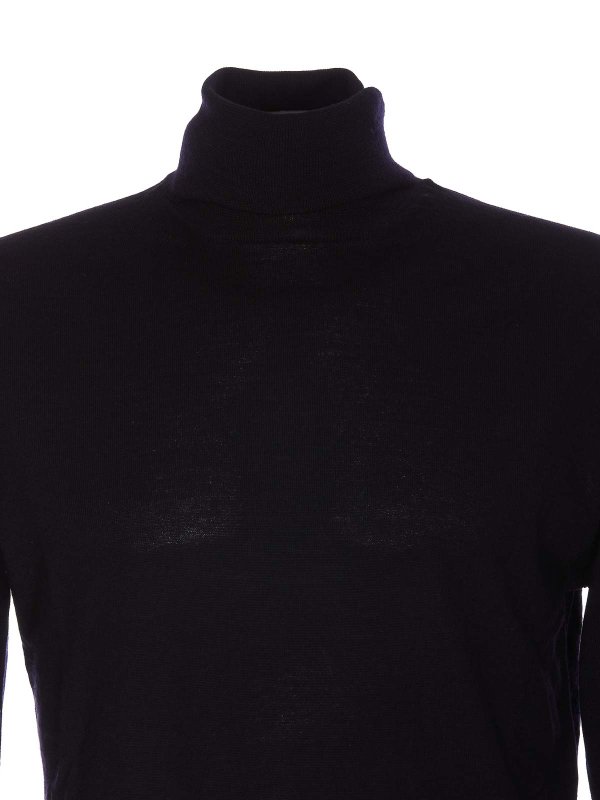 Rundhalspullover - Blau shop online: HOSIO