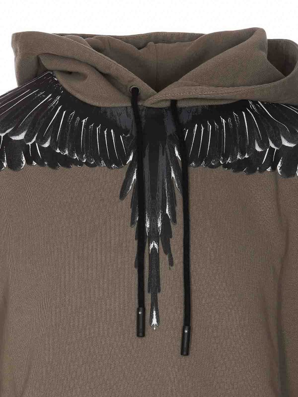 Icon wings hoodie shop online: Marcelo Burlon