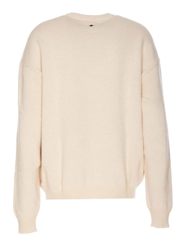 Marcelo Burlon: クルーネック online - クルーネック - ベージュ