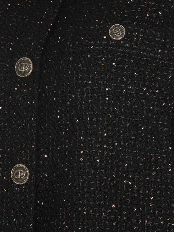 The Best Shops TWINSET: カジュアルジャケット - カジュアルジャケット - 黒