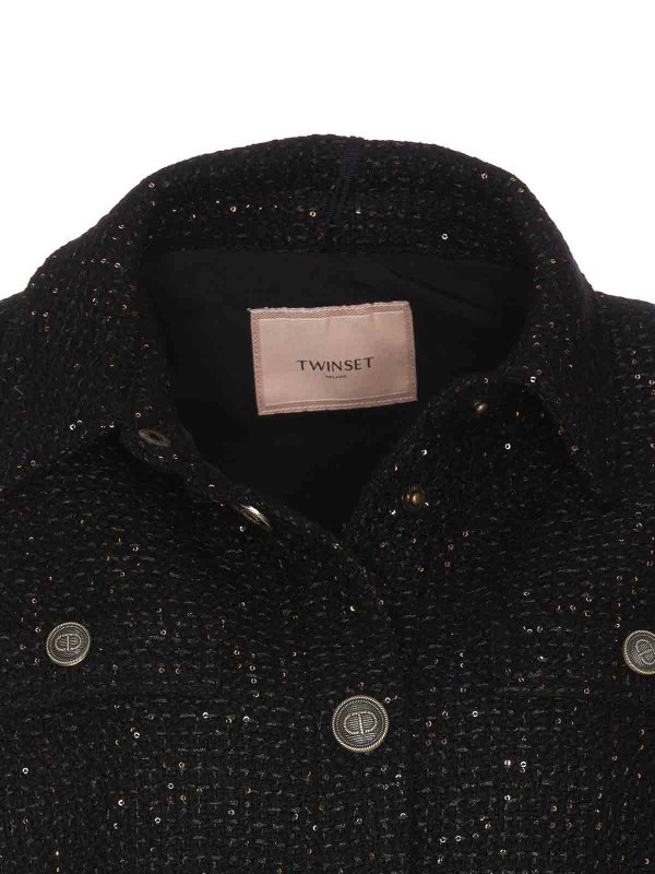 カジュアルジャケット - 黒 shop online: TWINSET