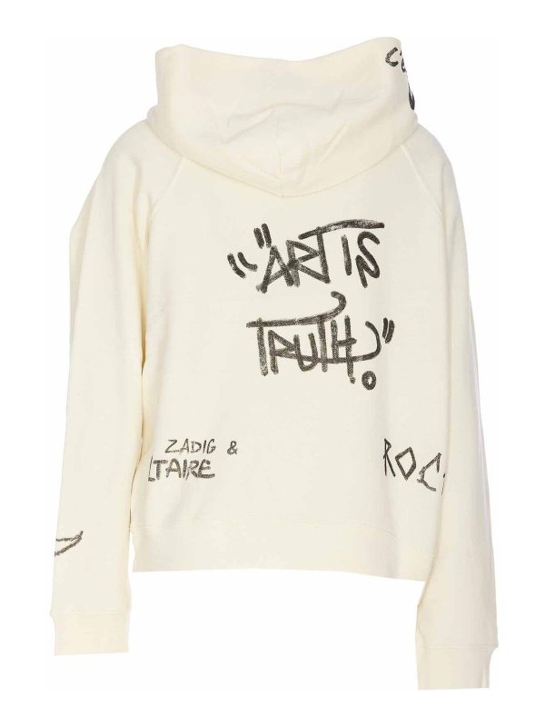 ZADIG&VOLTAIRE: Felpe e maglie online - Felpa con cappuccio-manifesto di Georgy