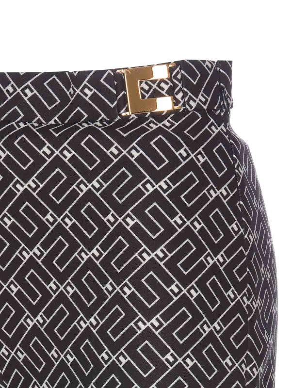 The Best Shops ELISABETTA FRANCHI: トラウザーショーツ - ショートパンツ - 黒