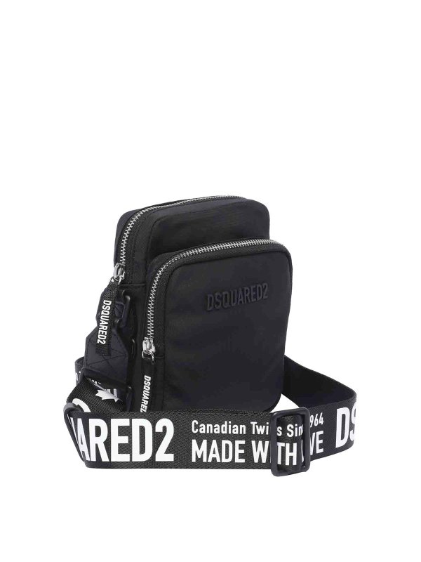 DSQUARED2: cross body bags online - Logo messenger bag