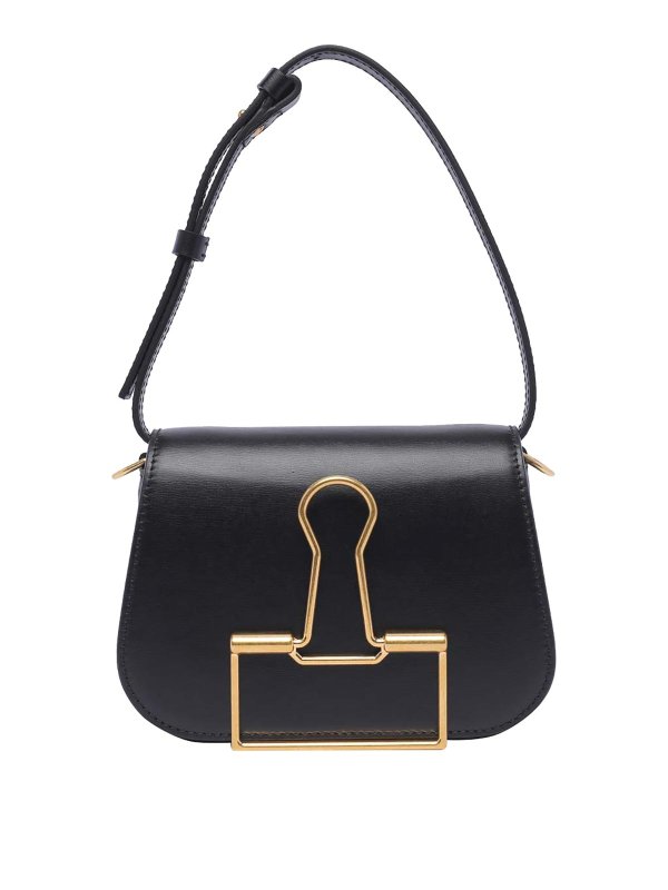 OFF-WHITE: cross body bags - Skeleton binder shoulder bag