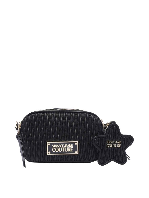 Versace Jeans Couture: クロスボディバッグ - クロスボディバッグ - 黒