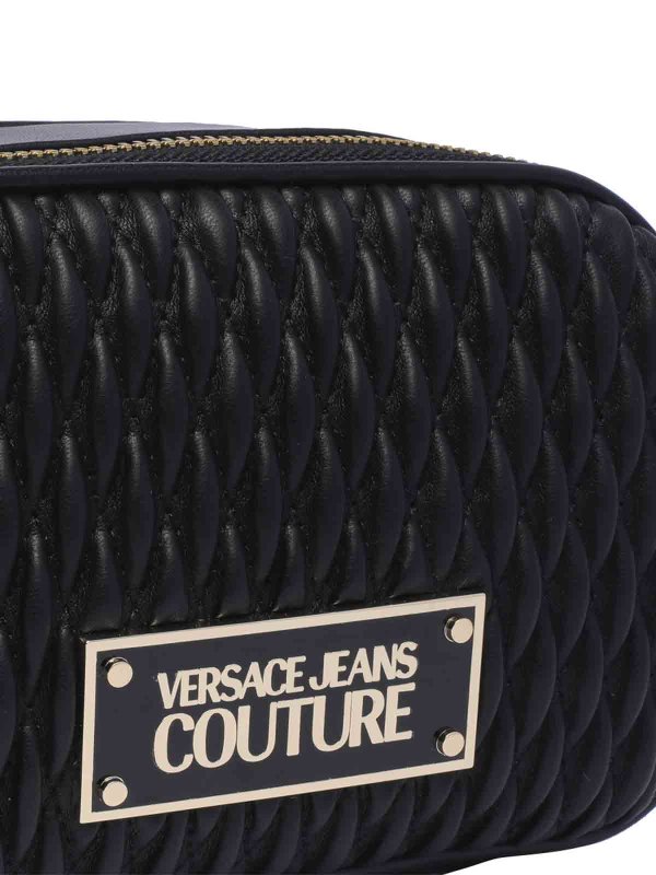 クロスボディバッグ - 黒 shop online: Versace Jeans Couture