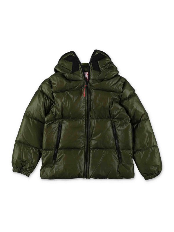 AI RIDERS ON THE STORM: casual jackets - Dark Green Boy Jacket