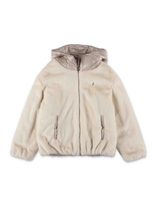 HERNO: Casualjacken - Casualjacke - Creme