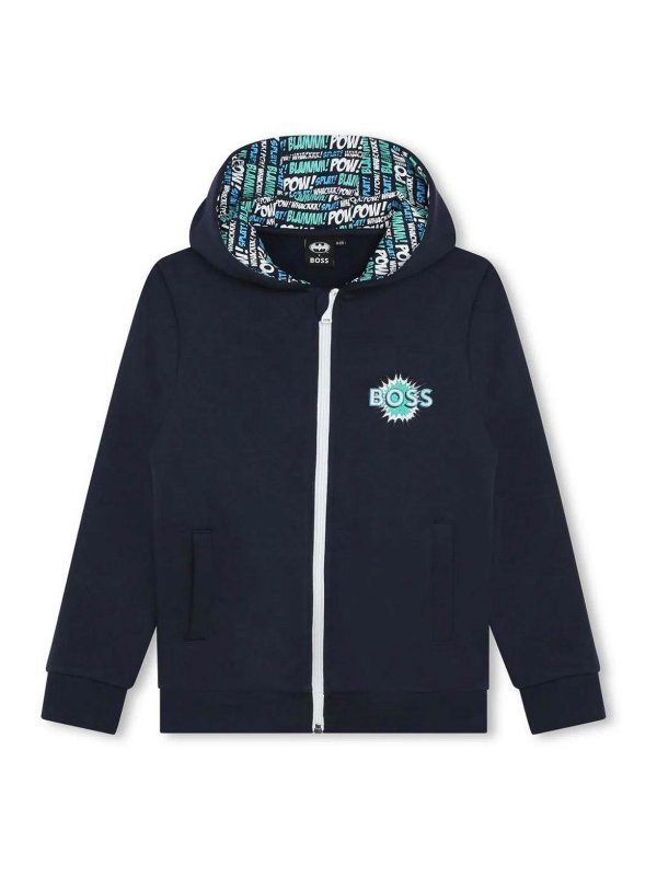 Hugo Boss: スウェット＆セーター - スウェットシャツ/セーター - ブルー