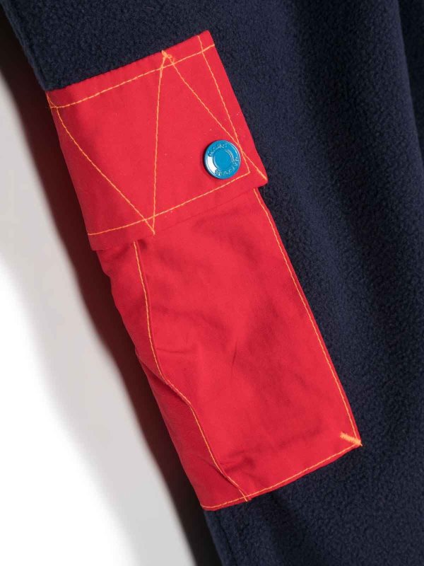 The Best Shops MARC JACOBS: Trousers Shorts - Navy blue fleece boy pants