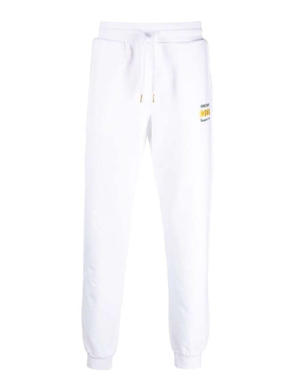 CASABLANCA: tracksuit bottoms - Long pants patch logo