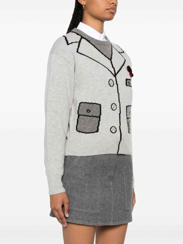 The Best Shops KENZO: Pull col rond - Pull Col Rond - Gris