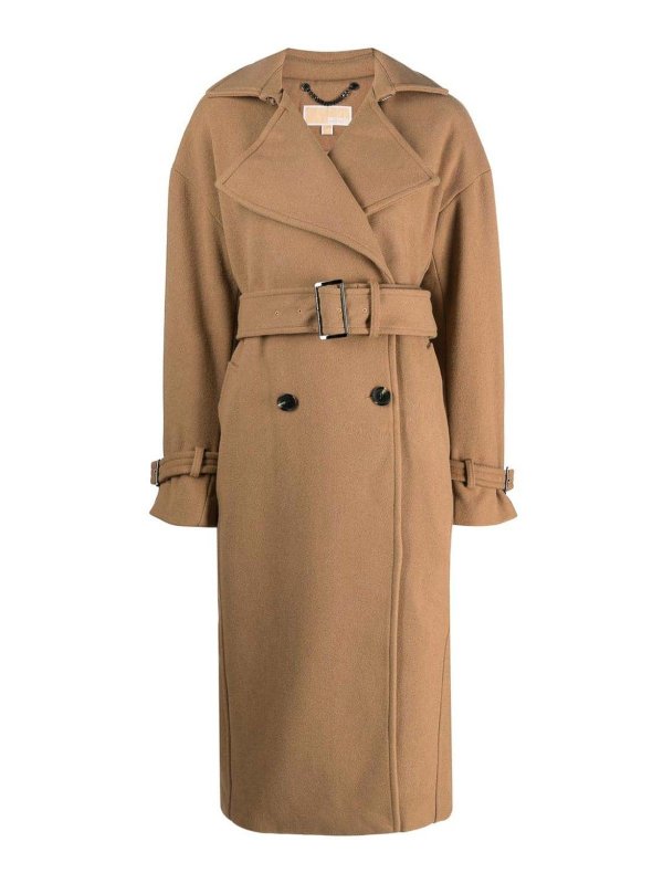 MICHAEL KORS: short coats - Double-breasted coat