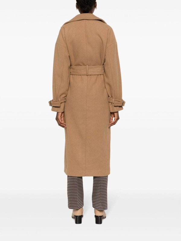 MICHAEL KORS: short coats online - Double-breasted coat