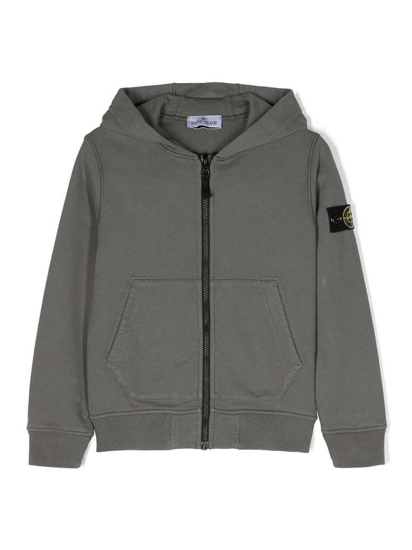 STONE ISLAND: スウェット＆セーター - スウェットシャツ/セーター - グレー