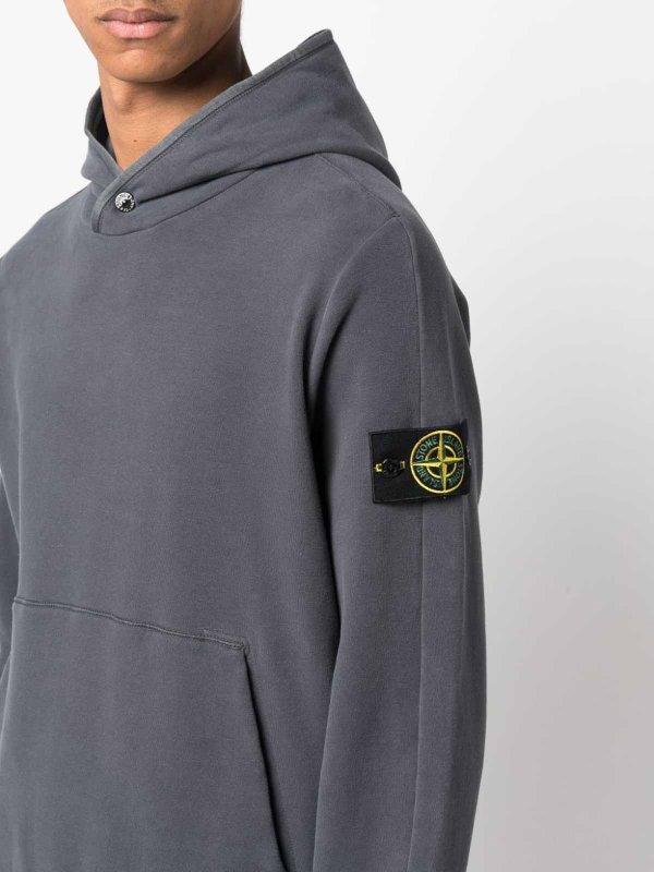 The Best Shops STONE ISLAND: Sweatshirts & Sweaters - Compass Patch Hoodie