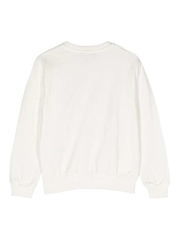 VERSACE: Suéteres con cuello pico online - Suéter Cuello Redondo - Blanco