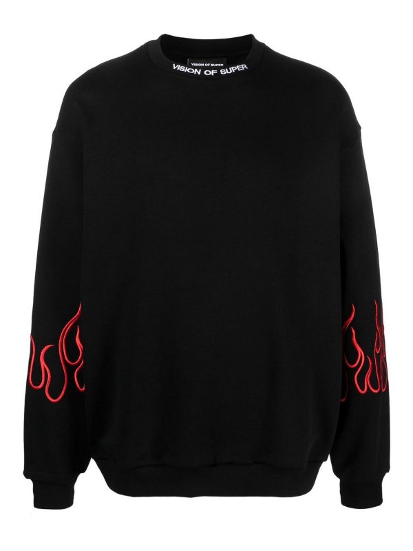VISION OF SUPER: スウェット＆セーター - スウェットシャツ/セーター - 黒