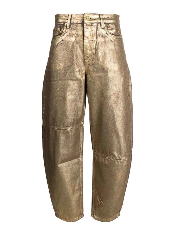 GANNI: ブーツカットジーンズ - ブーツカットジーンズ - ブルー