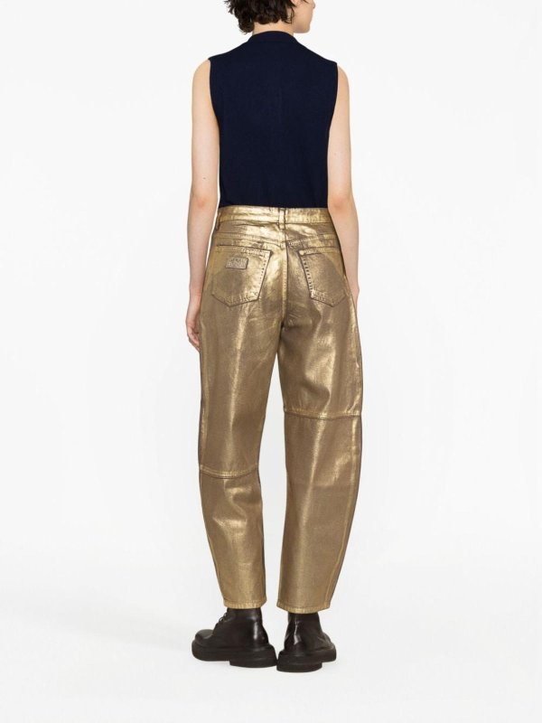 The Best Shops GANNI: ブーツカットジーンズ - ブーツカットジーンズ - ブルー