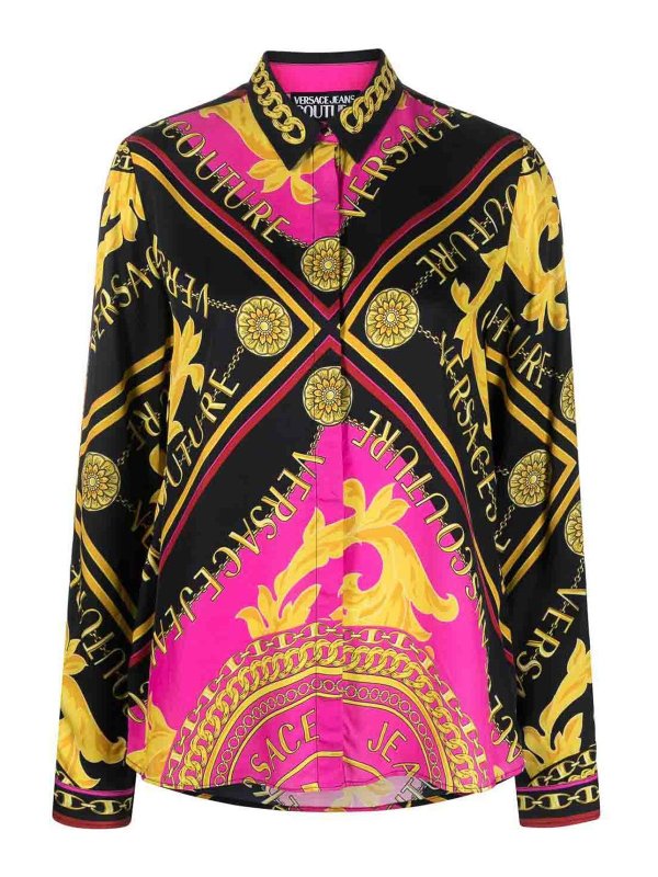 Versace Jeans Couture: シャツ - シャツ - マルチカラー