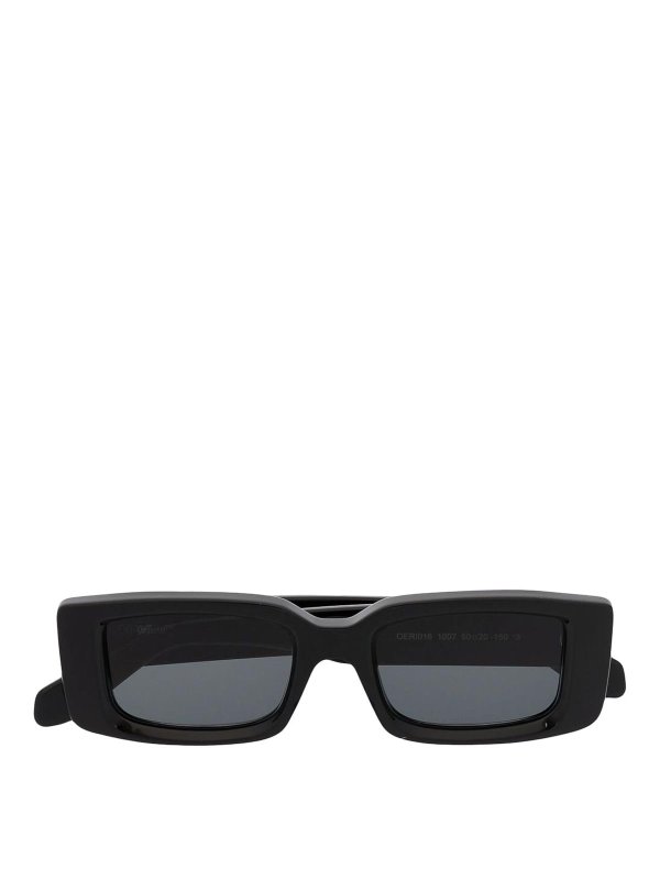 OFF-WHITE: 眼鏡 - 眼鏡 - 黒