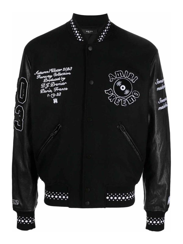 AMIRI: casual jackets - Dj premier varsity jacket