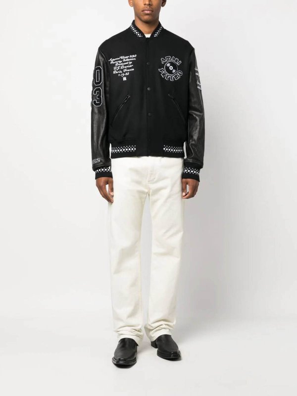 AMIRI: casual jackets online - Dj premier varsity jacket