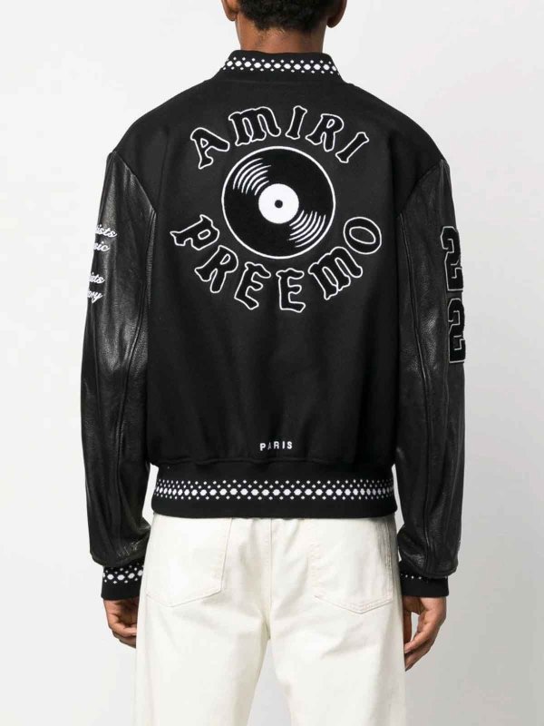 Dj premier varsity jacket shop online: AMIRI
