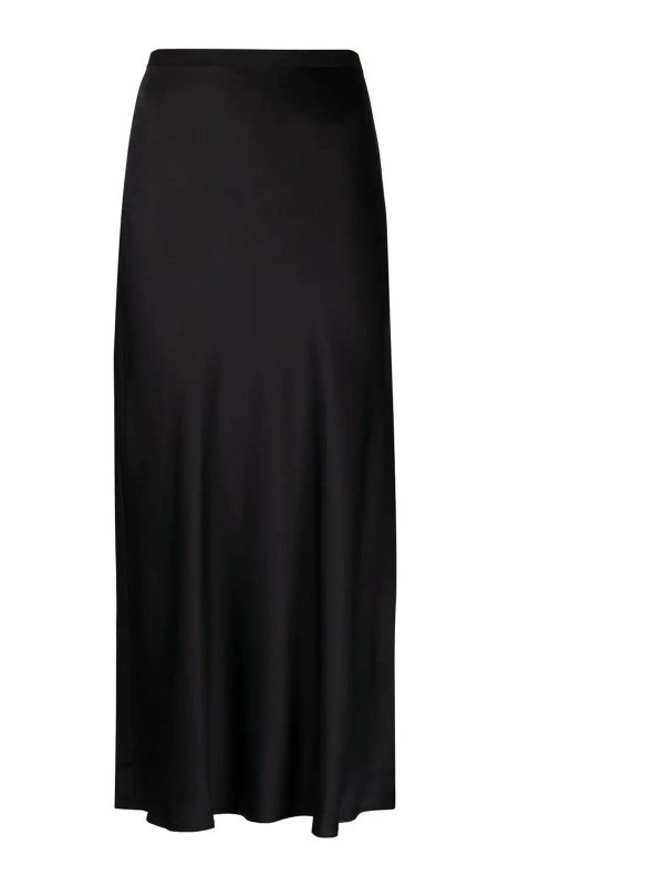 ANINE BING: Knee length skirts & Midi - Bar silk skirt