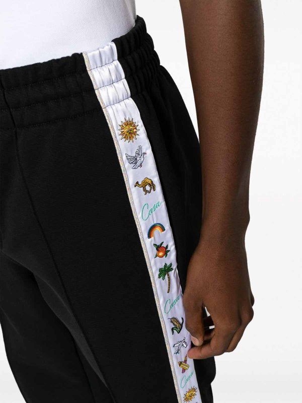 The Best Shops CASABLANCA: トラックスーツ ボトムス - 銀