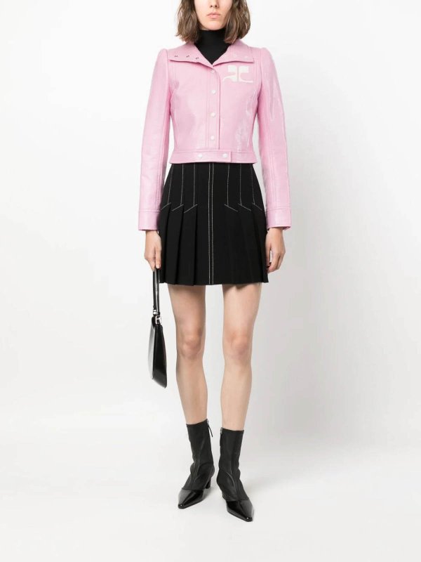 Courreges: casual jackets online - Vinyle reedition jacket