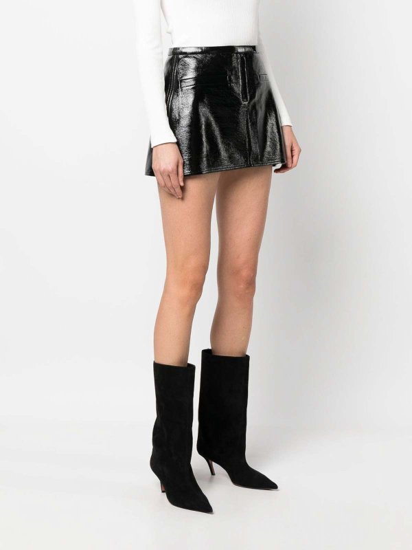 The Best Shops Courreges: Knielange und Midi Röcke - Midirock - Schwarz