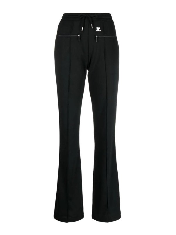 Courreges: Trousers Shorts - Pants interlock classic tracksuit