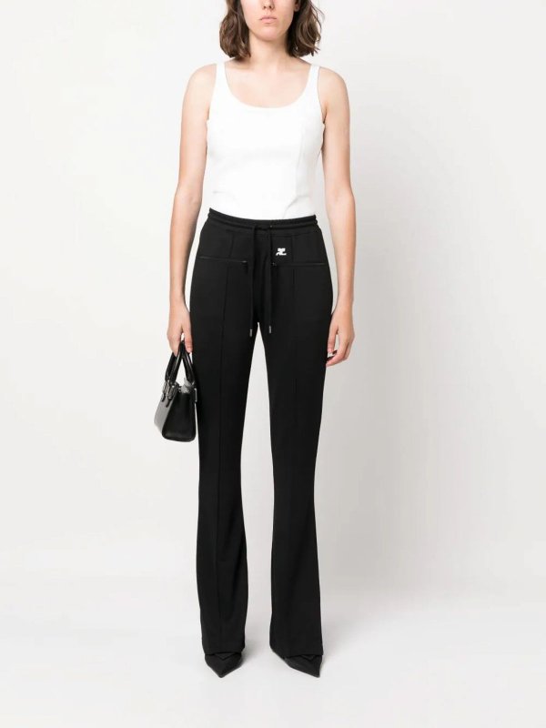 Courreges: Trousers Shorts online - Pants interlock classic tracksuit