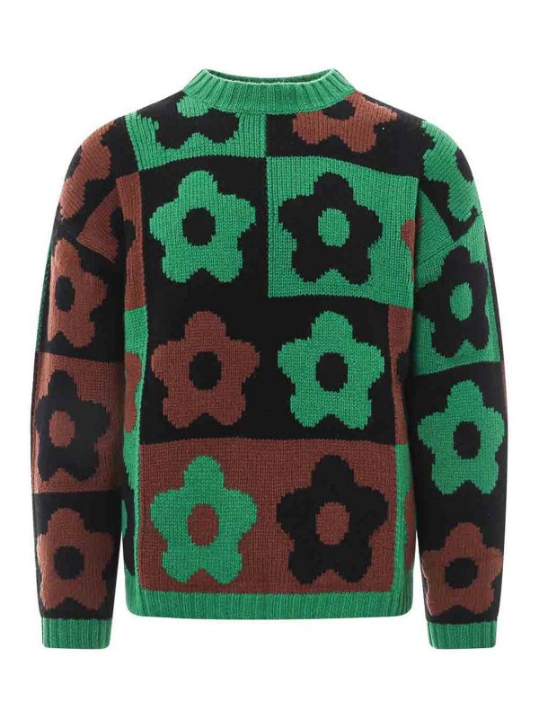 KENZO: クルーネック - クルーネック - 緑