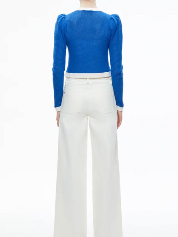 The Best Shops ALICE+OLIVIA: カーディガン - カーディガン - ブルー