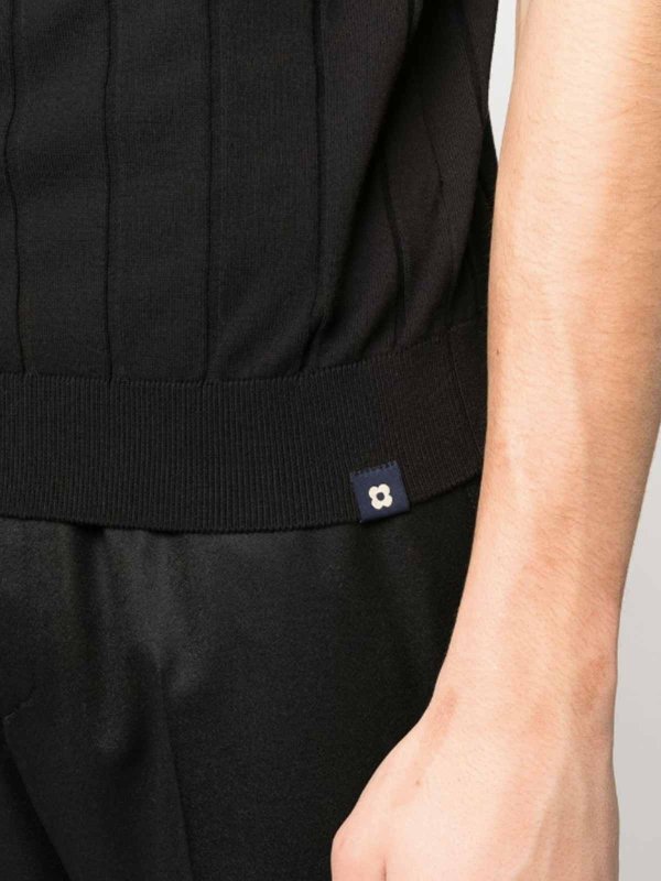 Rundhalspullover - Schwarz shop online: LARDINI