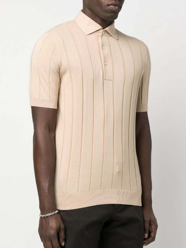 The Best Shops LARDINI: polo shirts - Ribbed polo