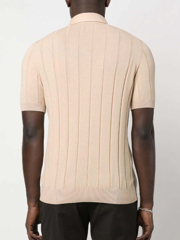 Ribbed polo shop online: LARDINI