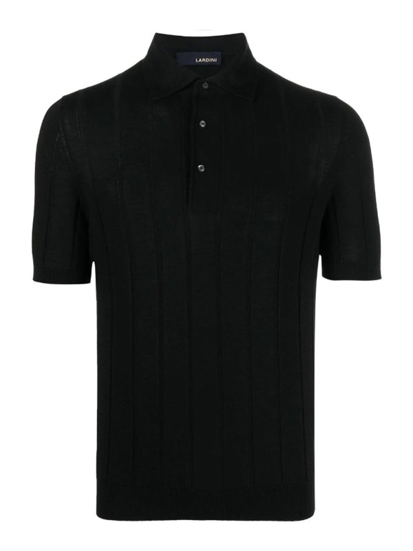 LARDINI: polo shirts - Ribbed polo