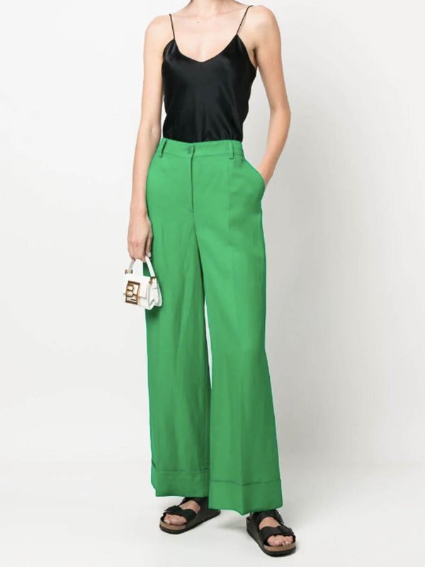 P.A.R.O.S.H.: Pantalones casual online - Pantalón Casual - Verde